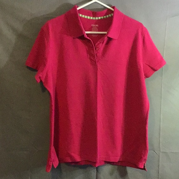 CHEROKEE 4 buttons to collar short sleeves XL pink - Picture 1 of 4